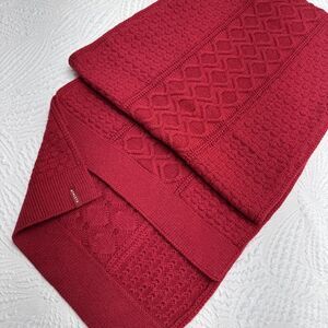 Athleta Cozy Does It Scarf Perfect Red
